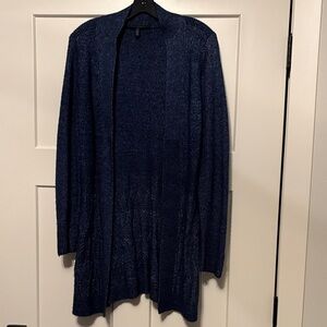 White House Black Market Navy Blue Cardigan